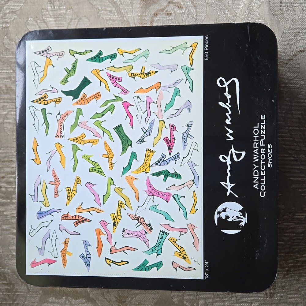 USAOPOLY Andy Warhol 550 pc.  collector puzzle
